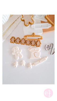 SET Stamps + Cortantes Mini Pasteleria Navidad Bakery - comprar online