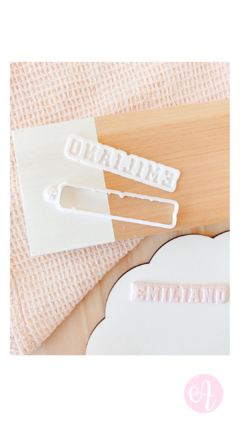 Cortante + Stamp Nombre Personalizado Soccer Futbol