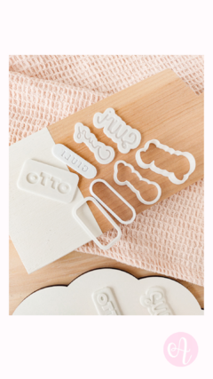 Stamp + Cortante Nombres Personalizados