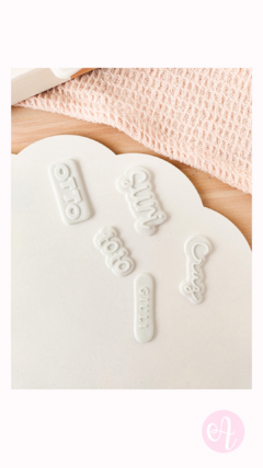 Stamp + Cortante Nombres Personalizados - comprar online