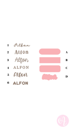 Cortante + Stamp Nombre Personalizado Tamaño Médium - Muy Alfon by Alfonsina