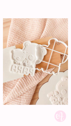 Cortante + Stamp Oso Coco e Hijo