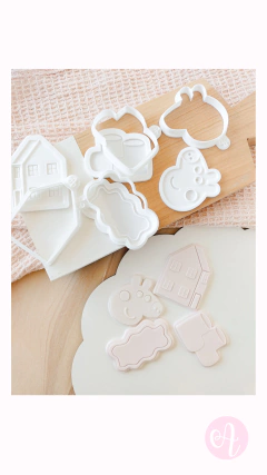 Set Cortantes + Stamp Mini Pasteleria Peppa Pig en internet