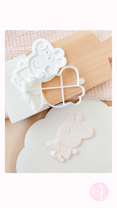 Cortante + Stamp Peppa Pig on internet