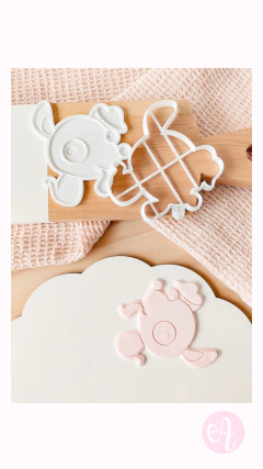 Cortante + Stamp Perrito Coco en internet