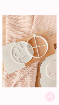 Cortante + Stamp Planeta Tierra
