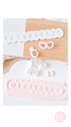 REGLA Stamp + Cortantes NUMEROS Mickey MINI - buy online