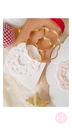 Stamp + Cortante Rosca Muérdagos Navidad