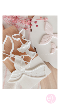 Set Stamps + Cortantes Cola Sirena