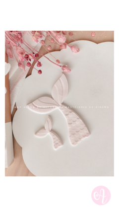 Set Stamps + Cortantes Cola Sirena - comprar online