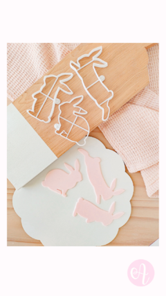 Set Cortantes Silueta Conejos x 3 - buy online
