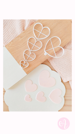 Set Cortante Corazón x 5 - buy online