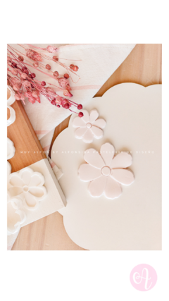 Set Stamps + Cortantes Margaritas Muy Alfon - buy online