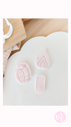 Set 2 Cortantes + Stamps Fortnite Mini Pasteleria on internet