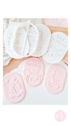 SET Stamp + Cortante Hey Mickey y Siluetas Muy Alfon - buy online