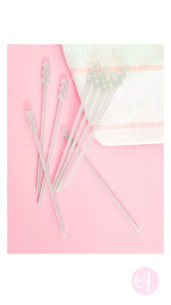 Set Sticks Popcakes Clasic Muy Alfon Glitter - buy online