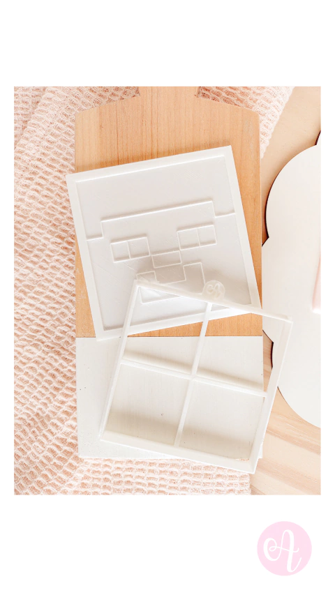 Cortante + Stamp Steve Minecraft