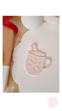 Stamp + Cortante Tacita Navidad on internet