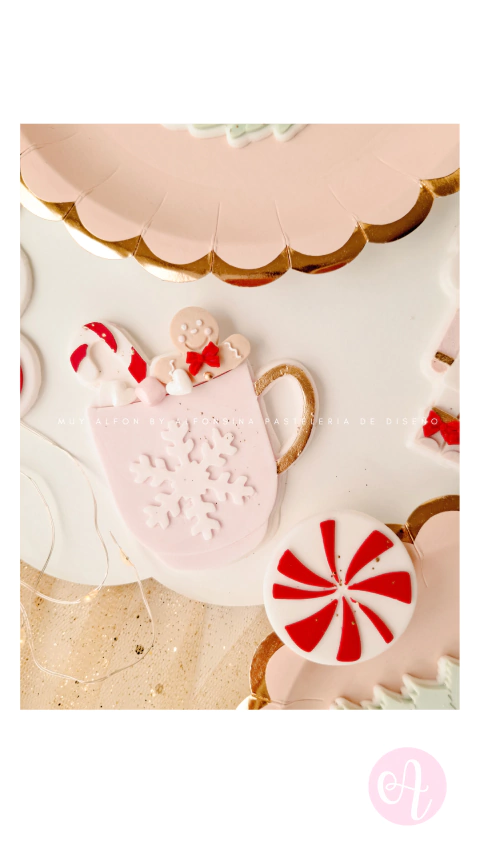 Stamp + Cortante Tacita Navidad