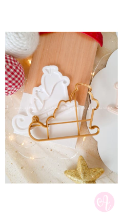 Stamp + Cortante Trineo Papa Noel - buy online