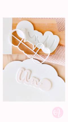 Cortante + Stamp UNO Cursiva LIBRE - buy online