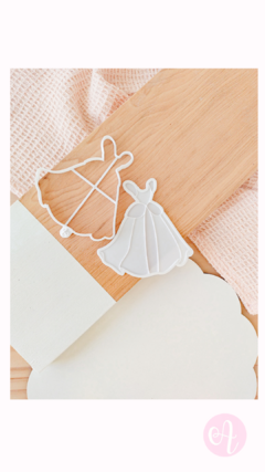 Cortante + Stamp Vestido Cenicienta