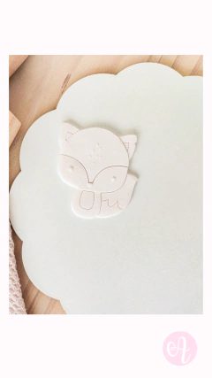 Cortante + Stamp Zorrito Woodland Muy Alfon - comprar online