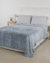 Frazada Flannel Premium Lisa Blanco Paris 2 1/2 Plazas en internet