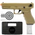 Pistola de Airsoft Cyma CM030 Glock G18C 6mm Tan | Falcon Armas