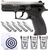 Pistola de Pressão Co2 Wingun CZ300 W129 4,5mm Slide de Metal com Blowback + Acessórios