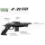 Pistola CBC Fast Cal. .22LR 6" Oxidada - Preto