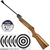Carabina de Pressão Rossi Sport Wood Cal. 5.5mm (.22) + 100 Chumbinhos + 10 Alvos