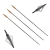 Kit Flechas Para Arco 10 Uni Ntk + Ponteiras Buffalo River 3+3