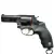 Revolver Taurus 85s 3" Cal.38 - Cabo de Borracha - 5 Tiros - Oxidado Fosco