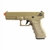Pistola de Airsoft Elétrica Cyma Cm030 Glock G18C Tan + Speed Loader
