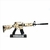 Miniatura Decorativa em Metal modelo M4A1 Camo Navy - Arsenal Guns