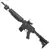 Rifle de Pressão Crosman M4-177 Multi-Pump 4,5mm + Mira Laser + Red Green Dot