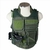 Colete Tático CM1001 Anti Impacto Com Coldre Canhoto - Verde