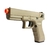 Kit de Pistola Airsoft Cyma Glock CM030 6mm Tan + 1000 Bbs 0.20g+Silicone + Maleta Falcon+ 70 Alvos - FalconArmas - Armas, Pressão, Airsoft, defesa pessoal e Tiro esportivo.