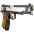 Pistola de Airgun Co2 Wingun 1911 Special Metal 4,5mm