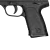 Pistola de Pressao Co2 Gamo PX-107 4.5mm 15 Tiros - Preta