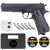 Pistola de Pressão Commander 1911 Wingun Co2 4.5mm W125B kit falcon armas