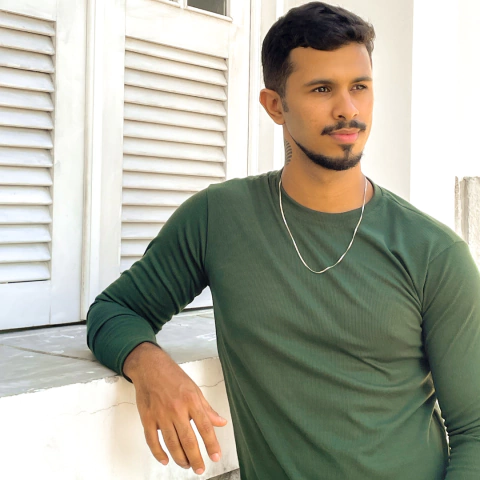 Camisa Canelada Manga Longa Masculina