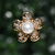 Flor Perla Metal