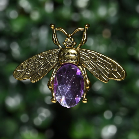 Abeja Violeta Metal