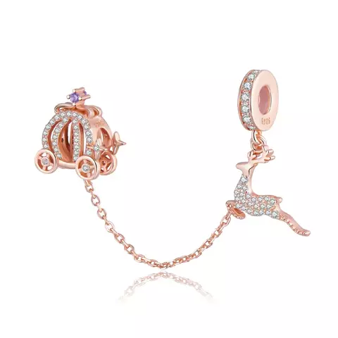 Charm Carroza y Ciervo S925 - comprar online