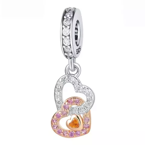 Charm Corazones S925 - comprar online