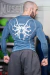 Remera de Compresión Deportiva Manga Larga Azul Aero en internet