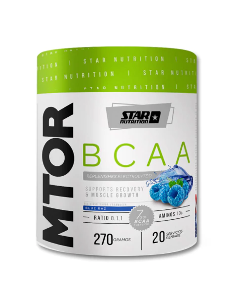 Mtor BCAA Star Nutrition Aminoacidos en Polvo 270 grs