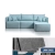 Sofá Lily 04 Lugares + Chaise - 3 Opções de Largura